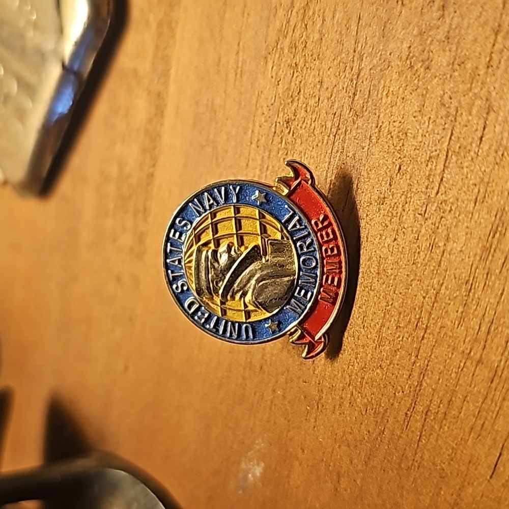 Navy Memorial Pin